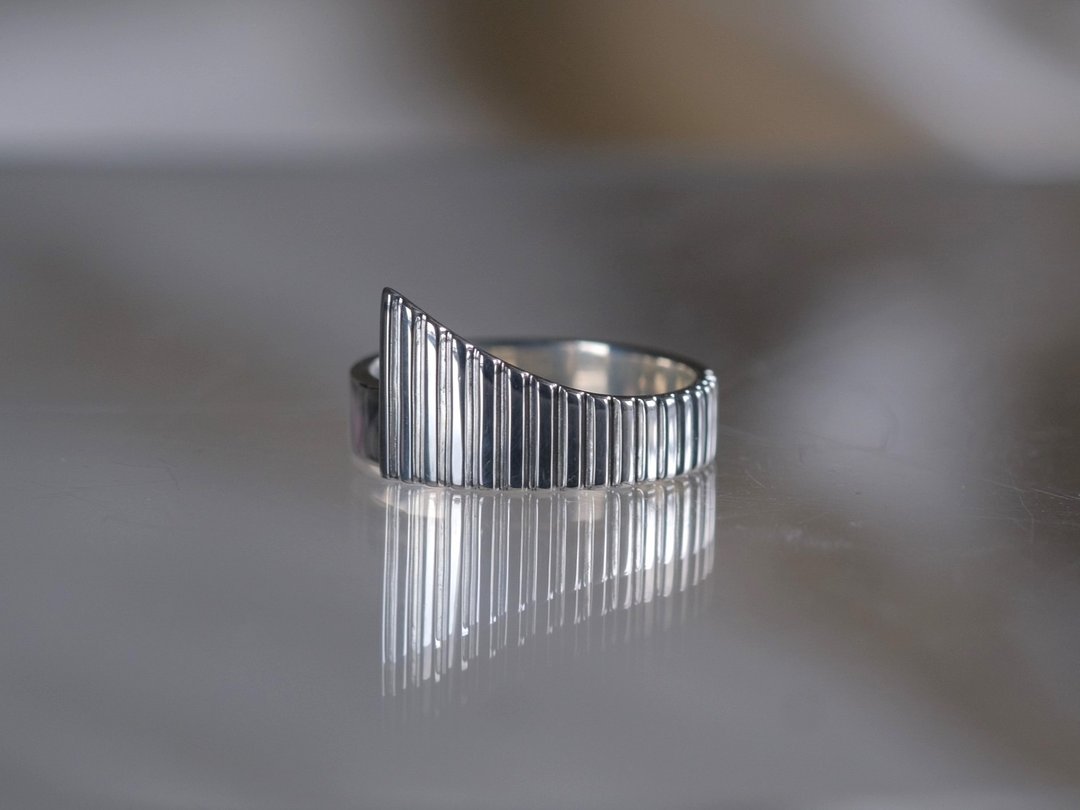 尔格林姆斯大教堂戒指 L尺寸 纯银戒指 silver925 中性款 - 戒指 - 其他金属 银色