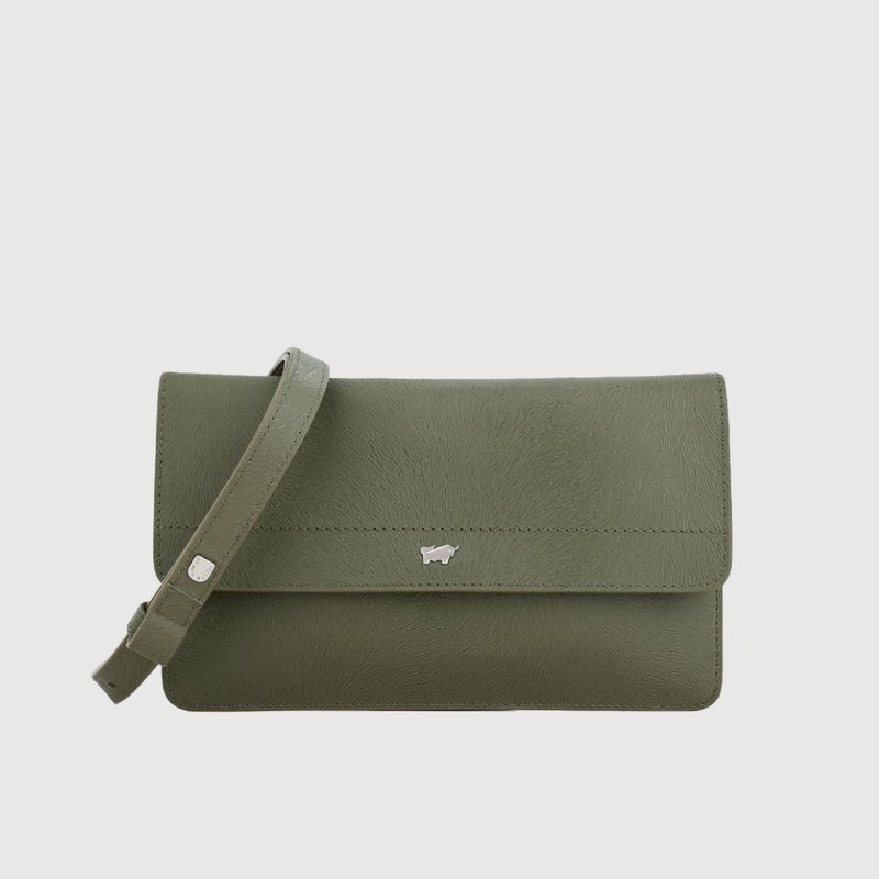 【免费升级送礼包装】依雅娜-A 万用包-海藻绿/BF872-713-SP - 侧背包/斜挎包 - 真皮 绿色