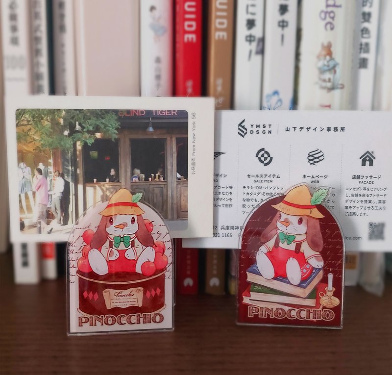 木偶兔兔亚克力夹子立牌 - 其他 - 塑料 