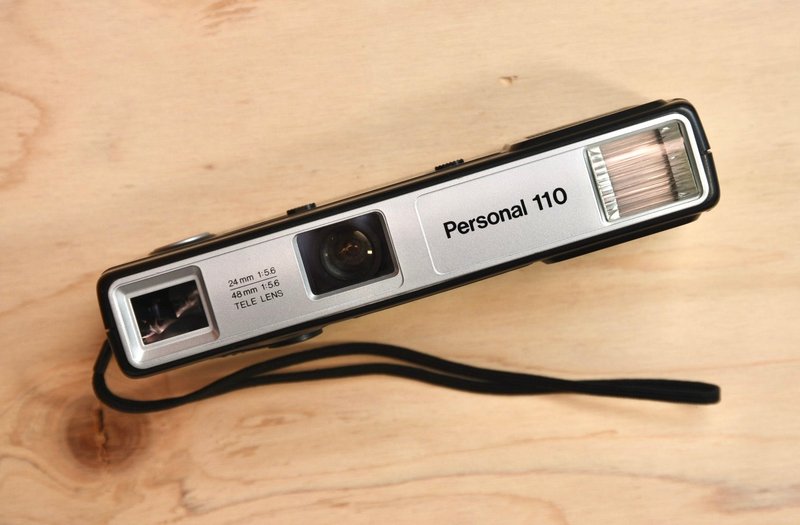 【经典古物】Personal 110 POCKET CAMERA 黑色 110底片 间谍相机 - 相机 - 其他材质 