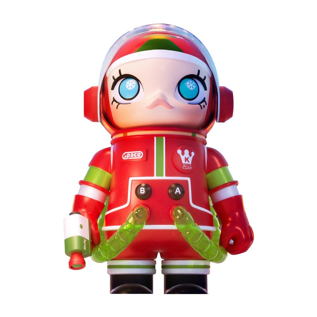 MEGA珍藏系列1000%SPACE MOLLY CHRISTMAS - 玩偶/公仔 - 塑料 红色