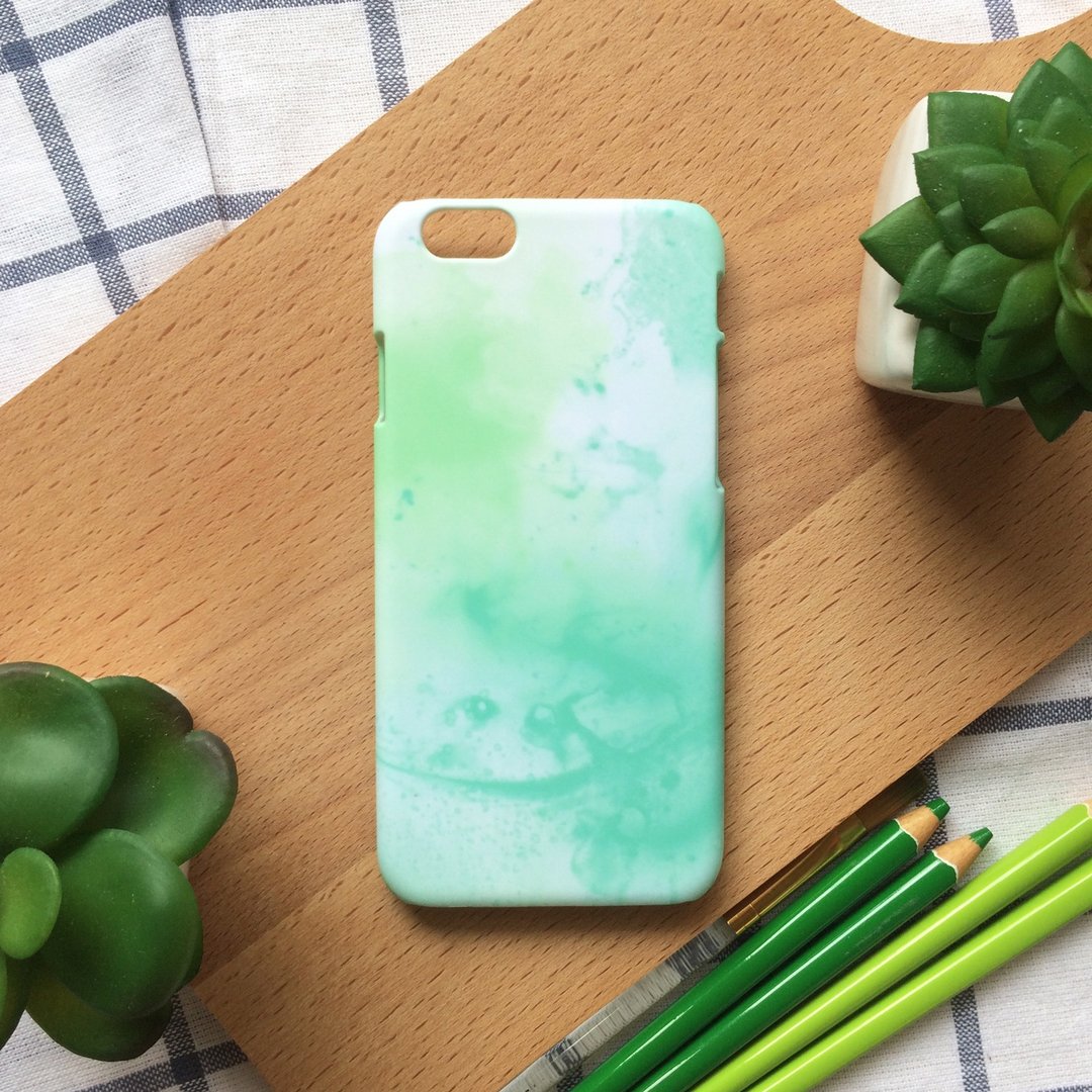 湖水清绿//原创手机壳-    iPhone, Samsung, oppo - 手机壳/手机套 - 塑料 绿色