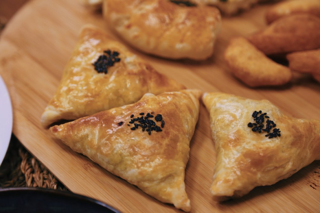 异国料理 从美食认识吉尔吉斯Kyrgyzstan 沙木萨饼 Samsa (南瓜 - 美食 - 其他材质 