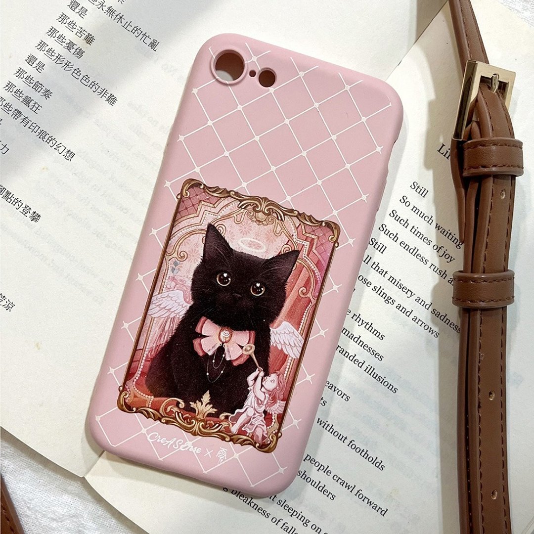 联名 CYY 小黑猫 防摔手机壳 CYAA01 - 手机壳/手机套 - 硅胶 多色
