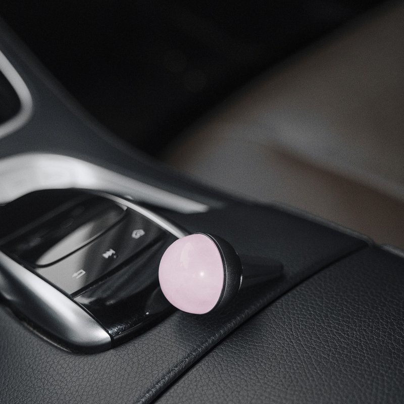 【官方总代理】英国L'Original能量晶石车用香氛礼盒-桃心粉晶 - 香薰/精油/线香 - 水晶 粉红色