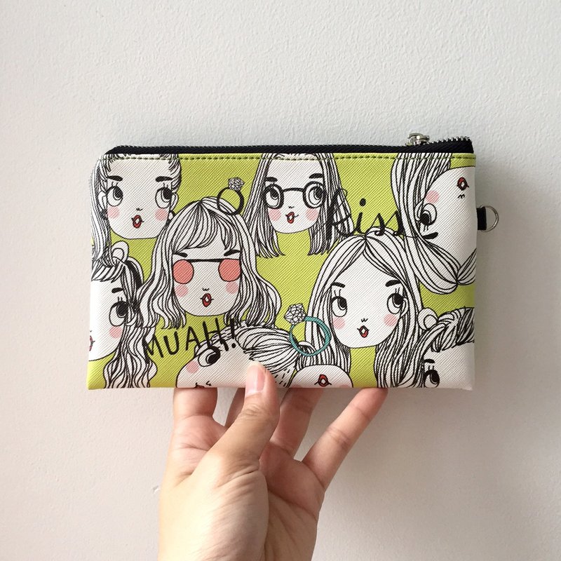 cyranoBag - Clutch Lime Kiss - 化妆包/杂物包 - 真皮 绿色