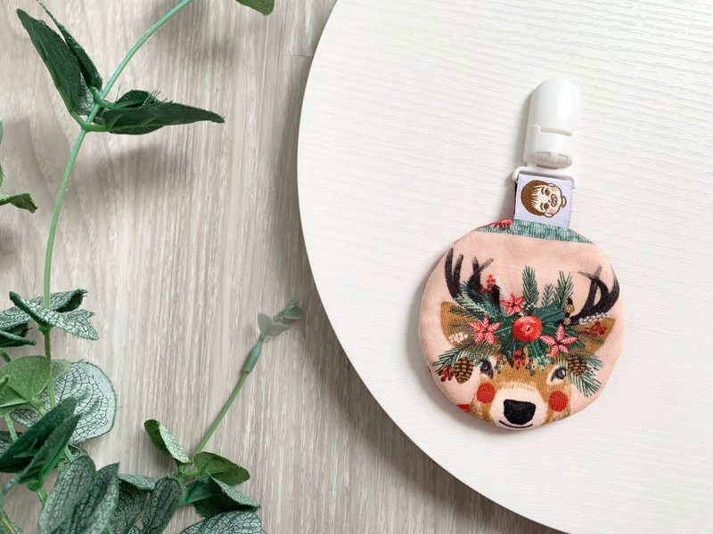 圣诞动物 平安符袋 圣诞礼物 耶诞节 麋鹿 - 平安符/符袋 - 棉．麻 