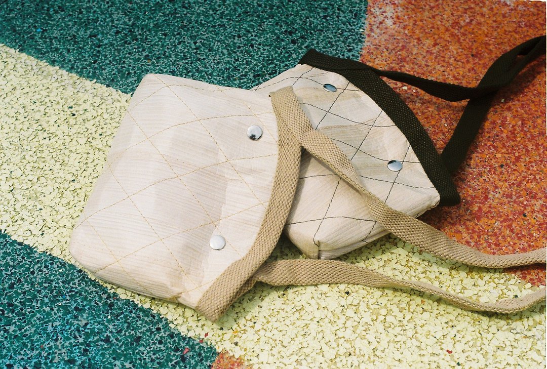 Mini Bag, natural shoulder bag, banana sheath material - 其他 - 其他材质 卡其色