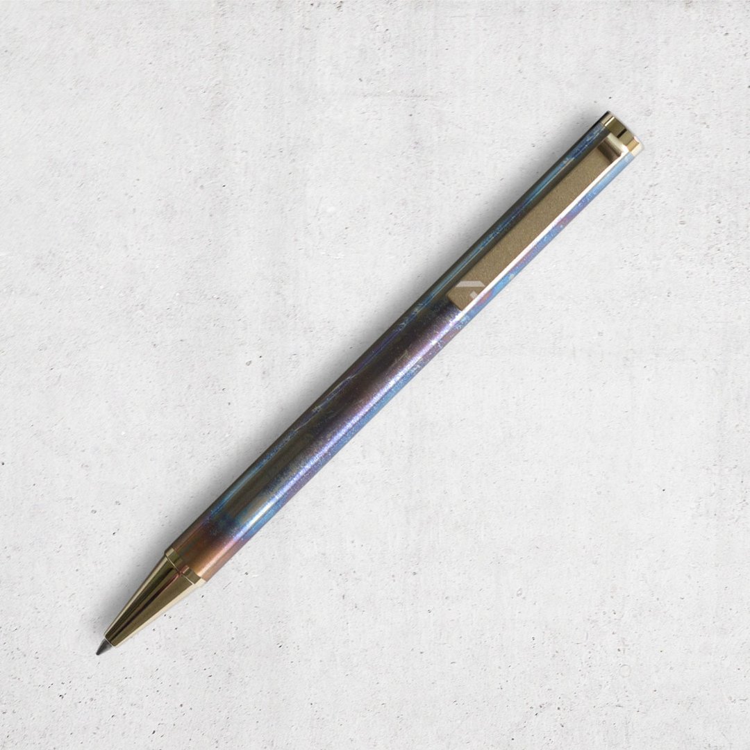 启点系列 不锈钢圆珠笔 (焰蓝) 含客制化刻字 - 圆珠笔/中性笔 - 其他金属 蓝色