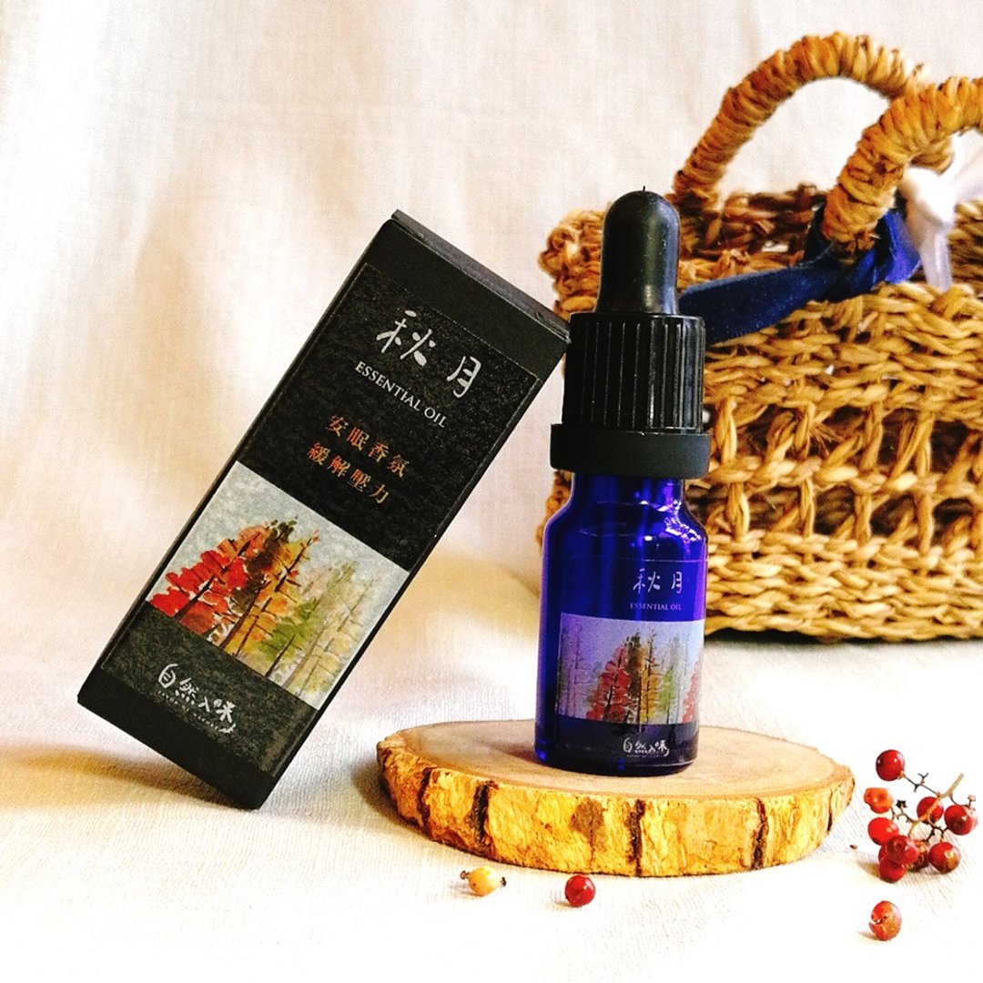 秋月复方精油10ml-焦虑型性格/安眠舒压香氛/猫咪扩香石 - 香薰/精油/线香 - 植物．花 橘色