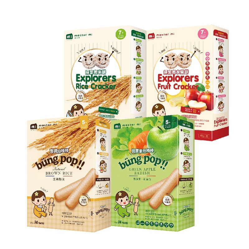 米大师 Master Mi │棒棒探索组 4入 - 五谷杂粮/米 - 其他材质 