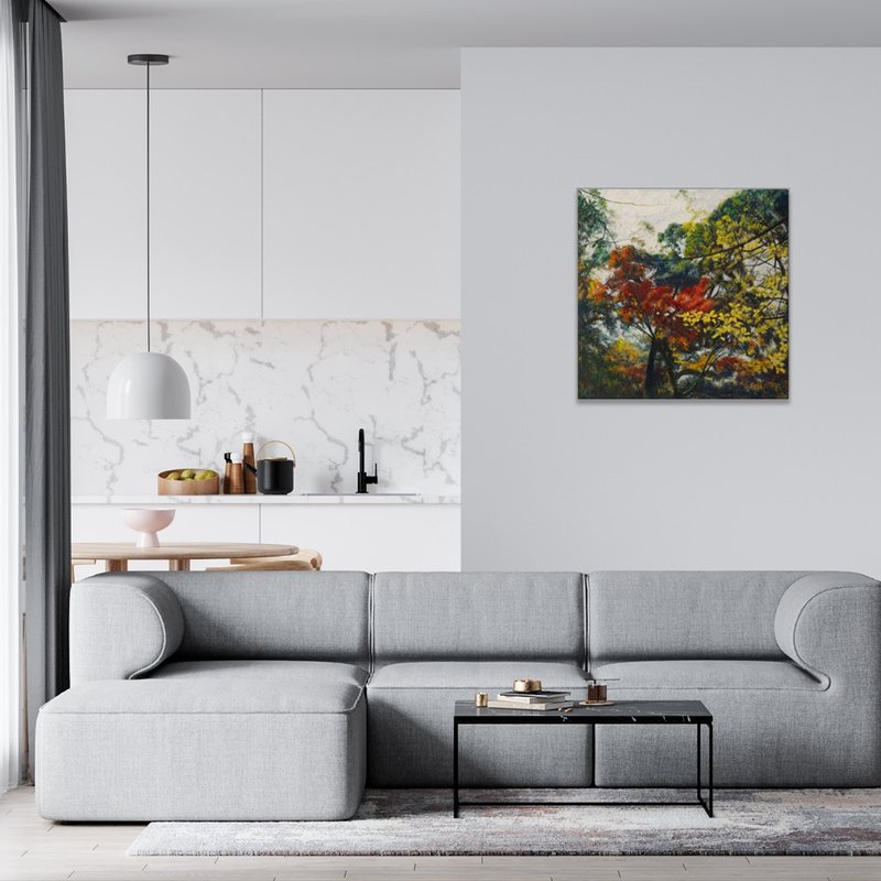 【定制化礼物】李梅树纪念馆 秋到树梢-艺术微喷数位版画 - 海报/装饰画/版画 - 其他材质 多色