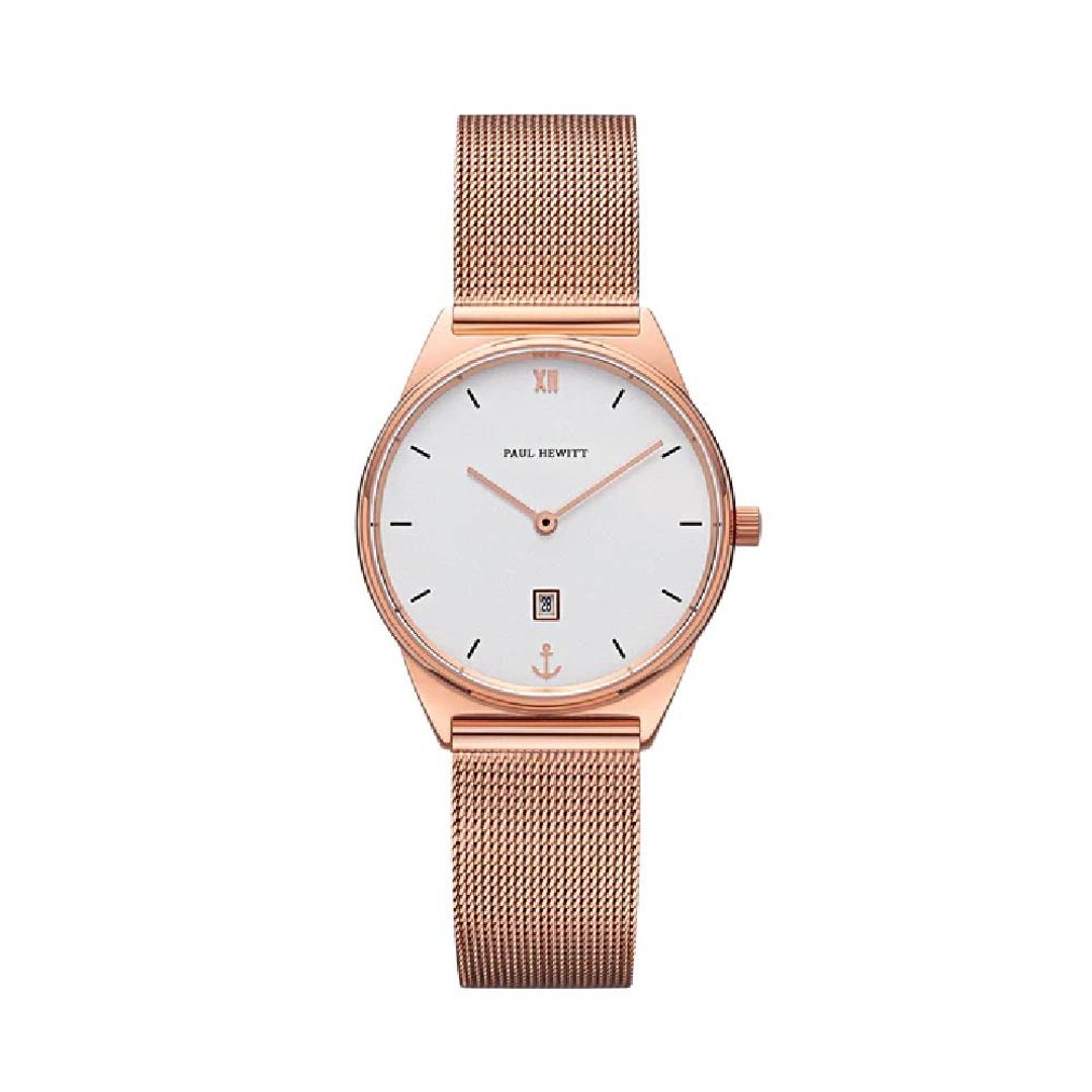 Paul Hewitt Watch Praia - 对表/情侣表 - 不锈钢 白色