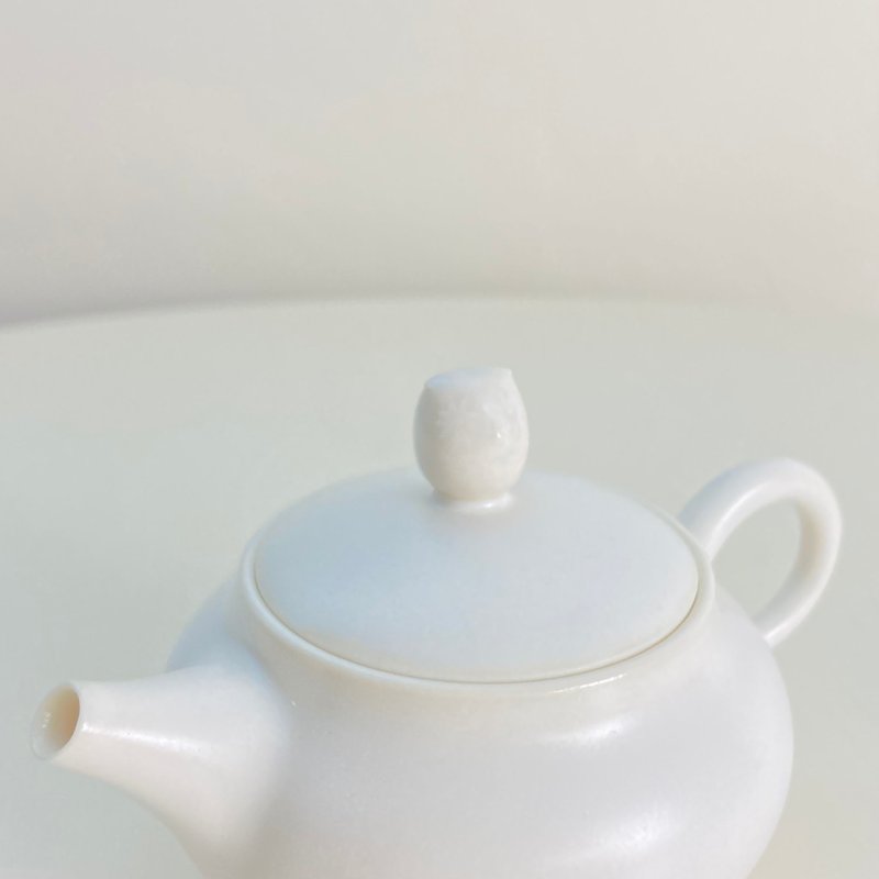 【茶具】白瓷小茶壶100ml－迷你猫头鹰 - 茶具/茶杯 - 瓷 白色