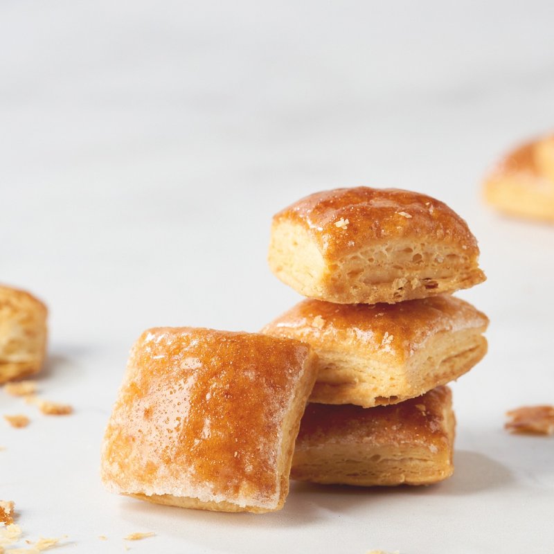 【饼干学院】金砖奶油派190g Butter Pie (裸饼入夹链袋) - 零食/点心 - 新鲜食材 橘色