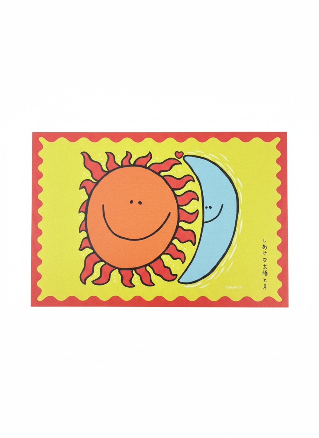 TAKUMICHI 插画明信片- 太阳与月亮 - 卡片/明信片 - 纸 