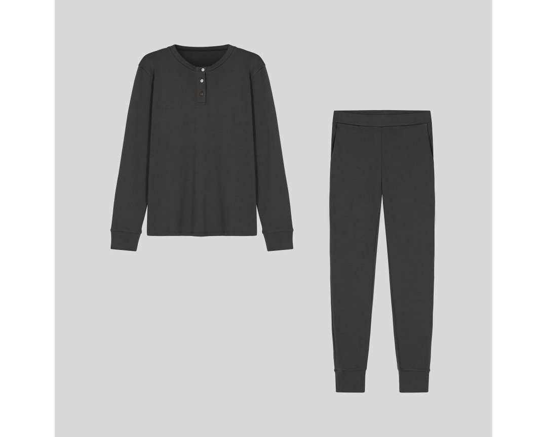 The Sleepy Collection - 成人两件式匹马棉长袖家居服/睡衣 - 居家服/睡衣 - 棉 