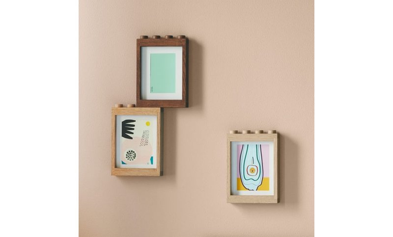 Room Copenhagen LEGO乐高木制相框(浅色橡木)送礼 - 画框/相框 - 其他材质 