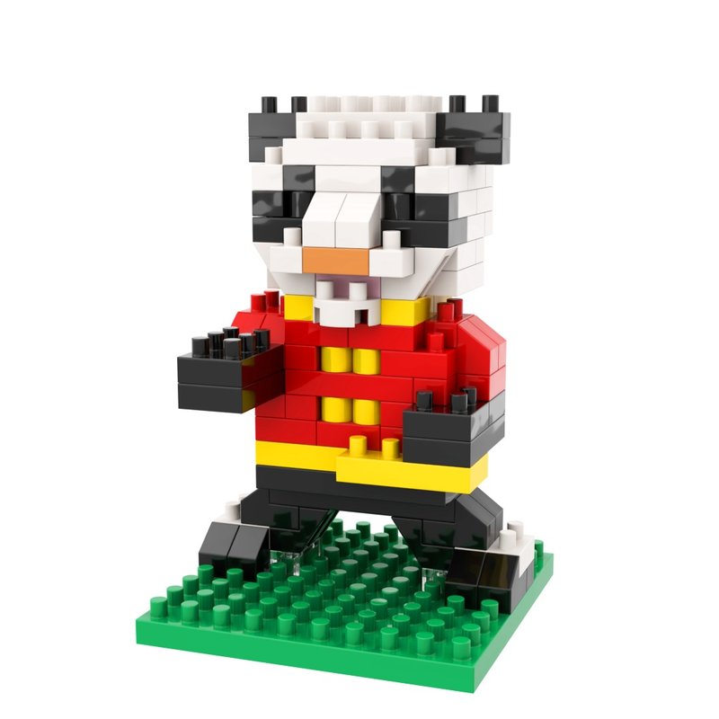 Archbrick 熊猫 - 功夫大师版 微积木 - 玩偶/公仔 - 塑料 多色