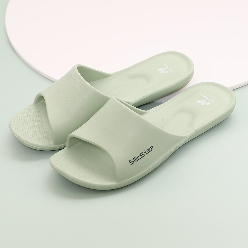 【维诺妮卡】SilicStep 硅晶减塑简约室内拖鞋 - 浅绿 德国 iF 设计奖 - 室内拖鞋 - 塑料 绿色