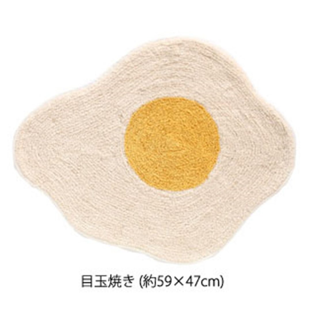 【热门预购】美味早餐鸡蛋地垫 14216873011 送礼 居家布置 - 地垫/地毯 - 棉 