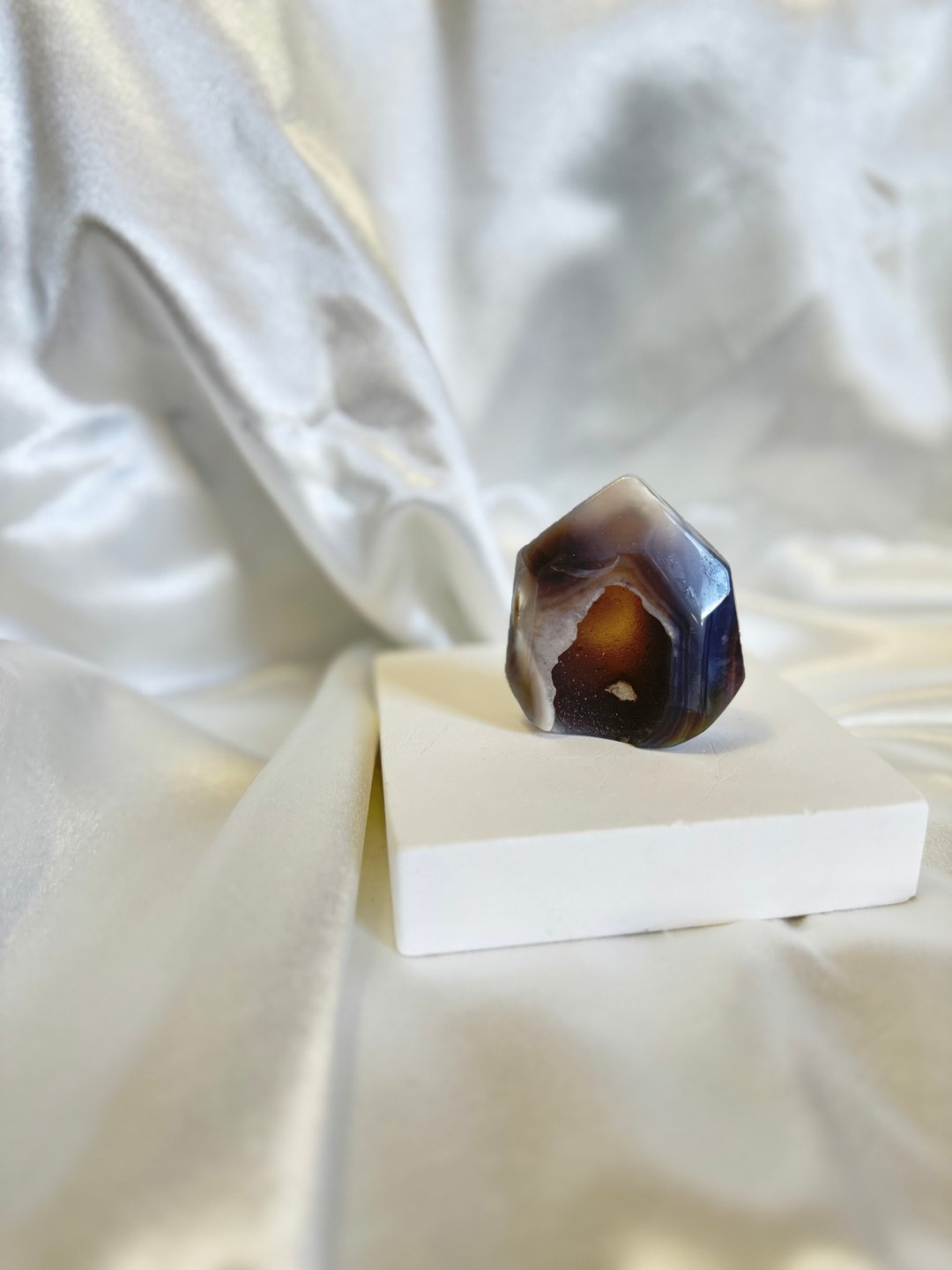 墨西哥 砂糖洞玛瑙晶柱 - 摆饰 - 水晶 多色