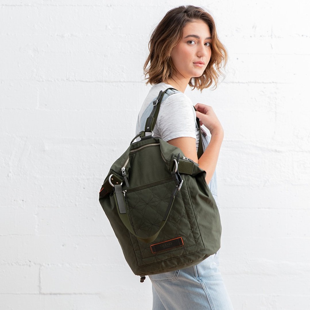 TIMBUK2 BUCKET BAG TOTE 20L 两用后背托特包 军绿色 - 手提包/手提袋 - 其他材质 绿色