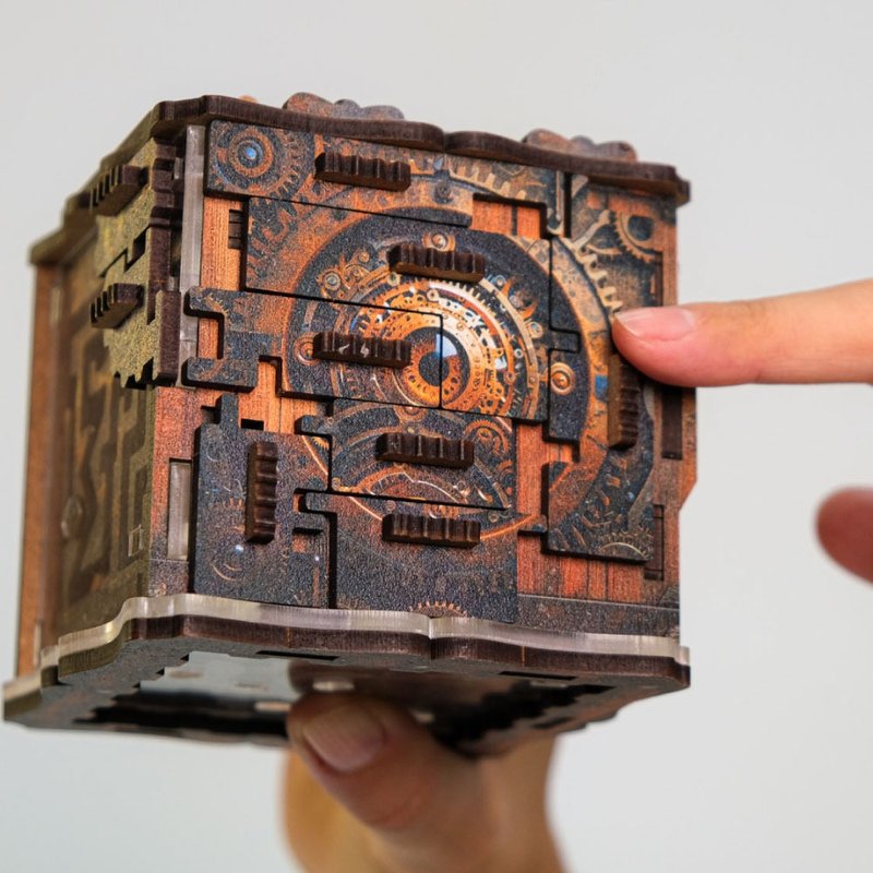 德国益智机关盒/决战方块 - 桌游/玩具 - 木头 