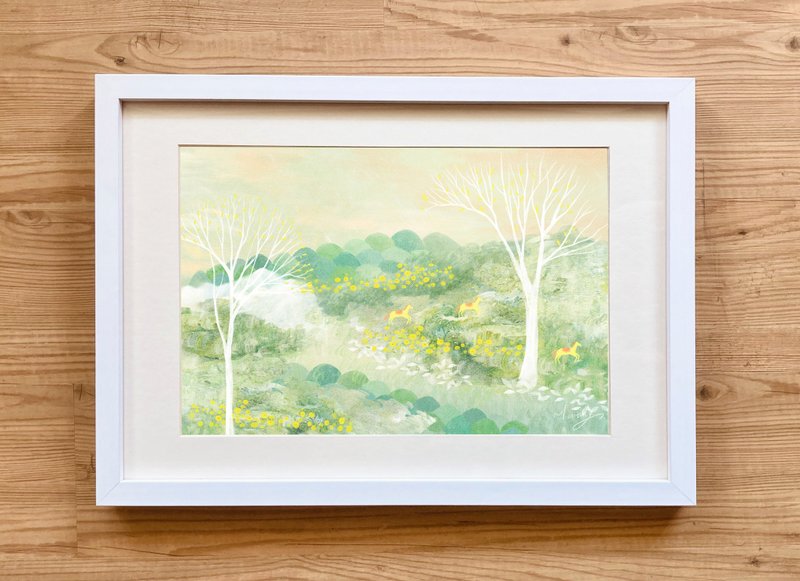 艺术微喷复制画 - 草原梦境 \ 含框 - 海报/装饰画/版画 - 纸 