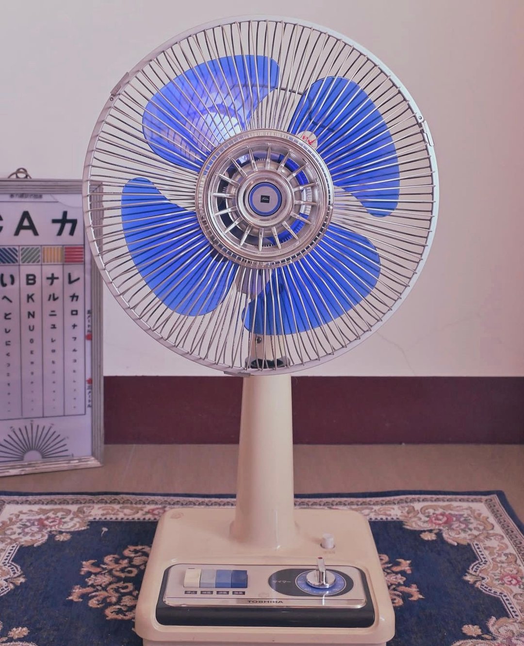 日本Toshiba 水蓝昭和扇风机 - 电扇 - 其他材质 多色