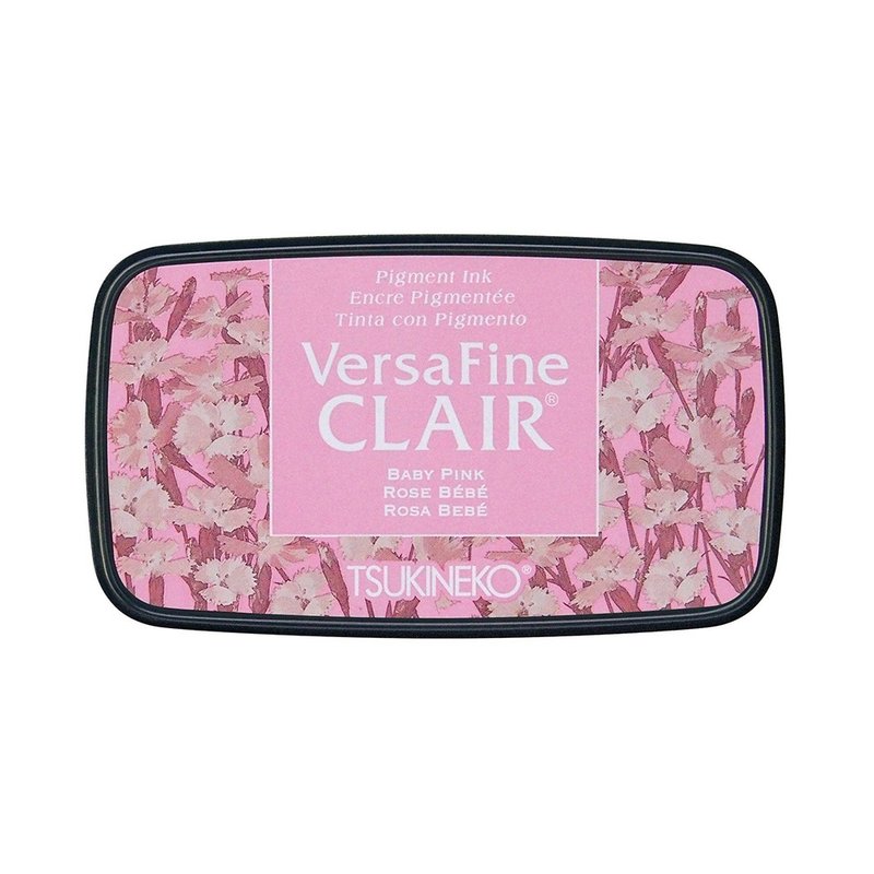 【TSUKINEKO 日本月猫】油性速干极细印台 梦幻柔调 宝贝粉 - 印章/印台 - 塑料 粉红色