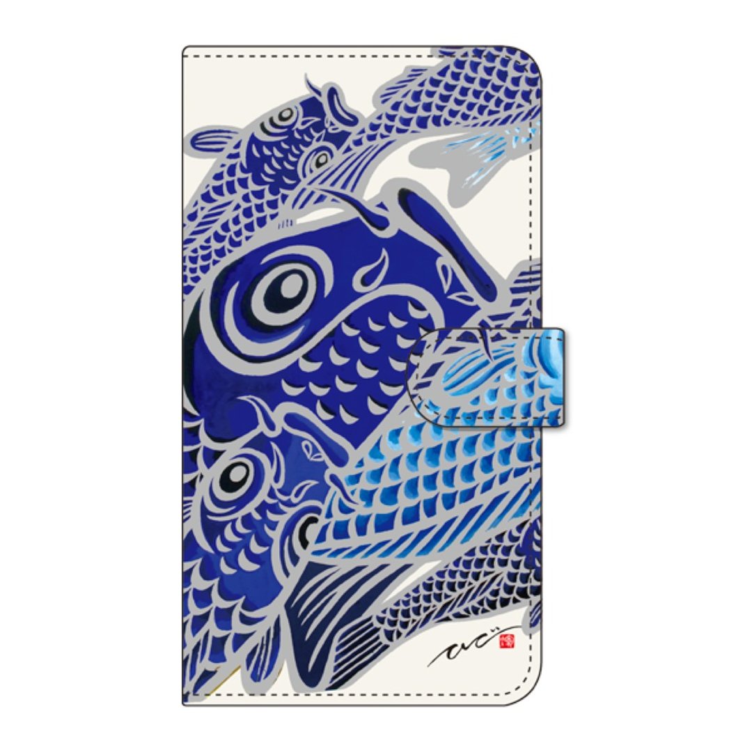 【接单定制商品】iPhone手机壳 - Blue Carp - 手机壳/手机套 - 人造皮革 蓝色