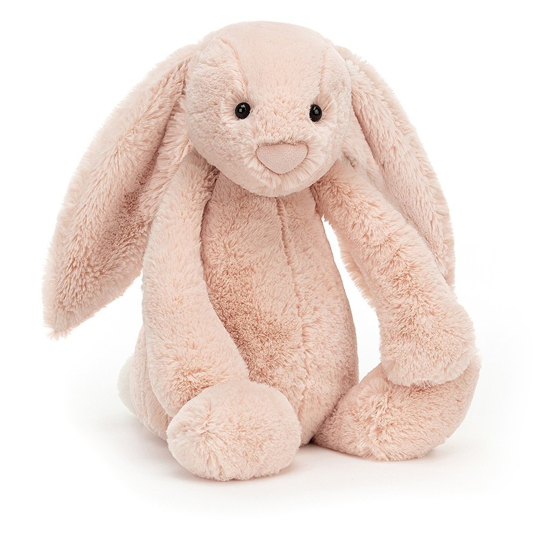 Bashful Blush Bunny 马卡龙粉兔 36cm (蜜桃粉) - 玩偶/公仔 - 聚酯纤维 粉红色