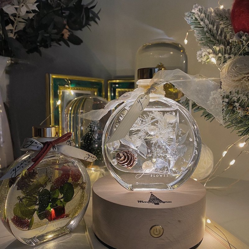 交换礼物 永生花小夜灯 干燥花 浮游花 扩香瓶 圣诞节礼物 结婚 - 灯具/灯饰 - 植物．花 多色