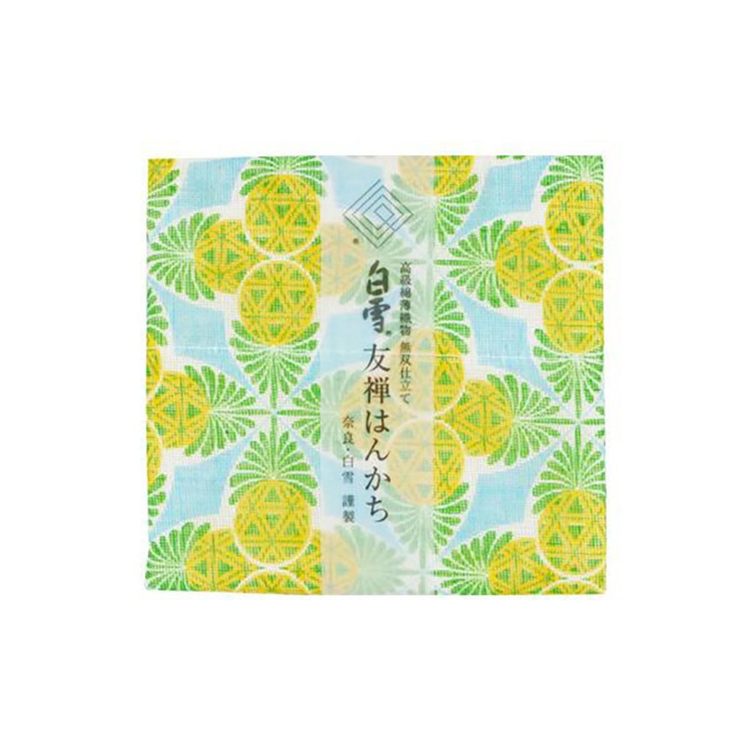 京友禅染手帕 / 菠萝 - 手帕/方巾 - 棉 黄色
