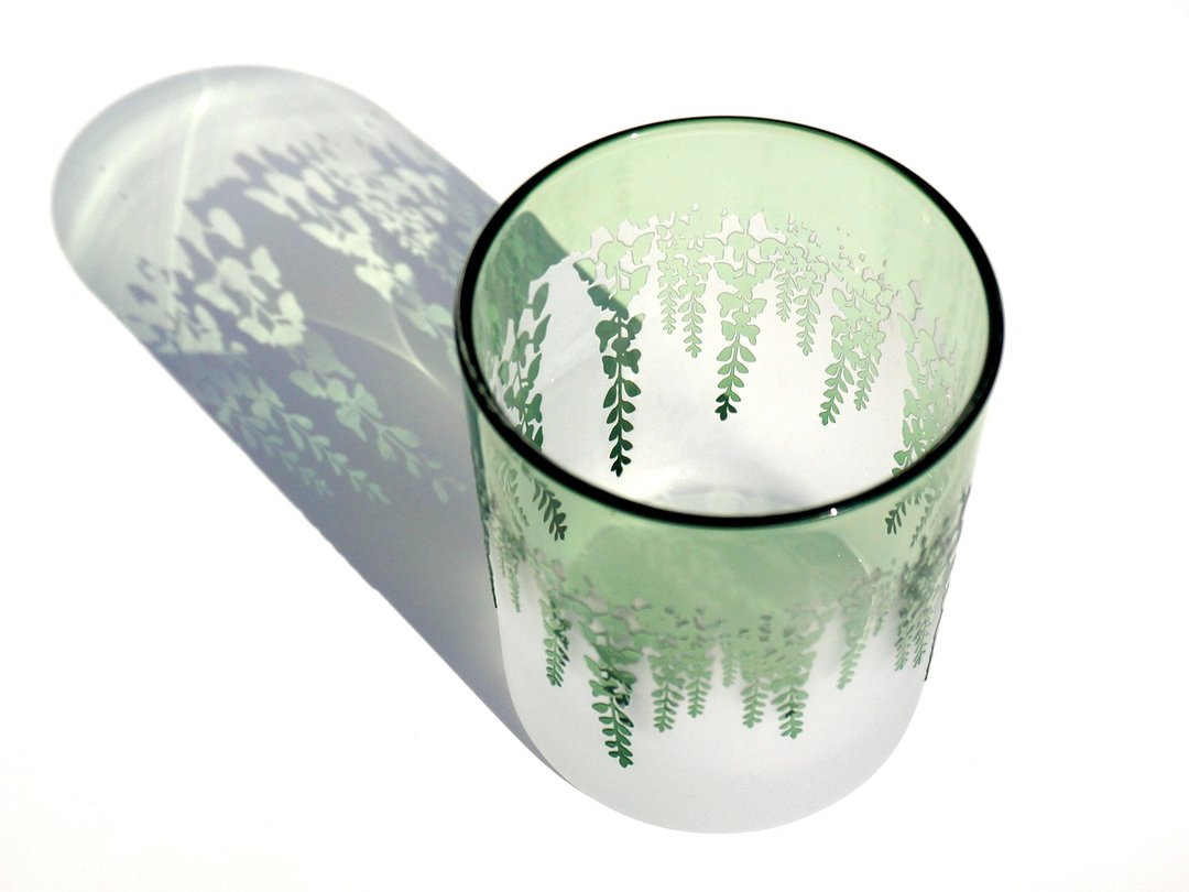 Aso's glass - 茶具/茶杯 - 玻璃 绿色
