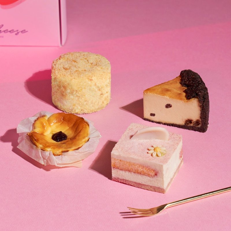 【5号起司】起司蛋糕综合组-A (4入装) - 蛋糕/甜点 - 新鲜食材 