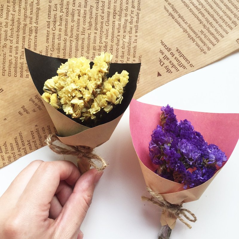 干燥小花束  婚礼小物 婚礼布置 - 植栽/盆栽 - 植物．花 多色