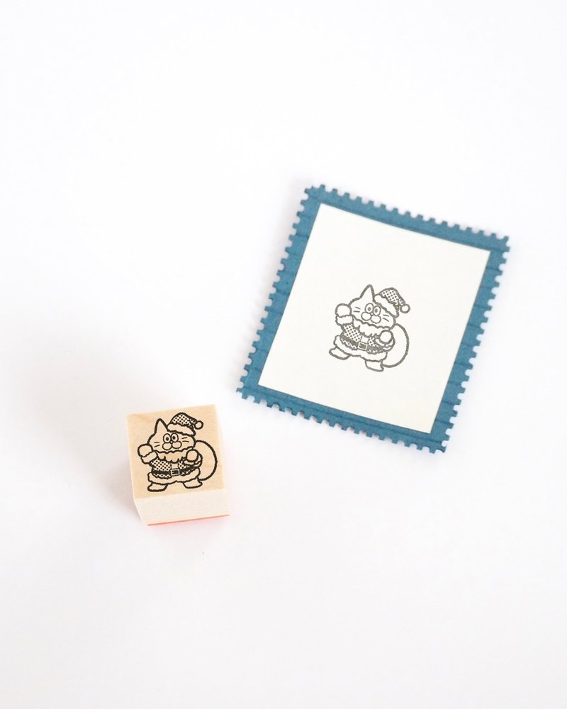 【NyNy】喵塔罗斯【20×20mm】Nyny 橡皮章 - 印章/印台 - 木头 咖啡色