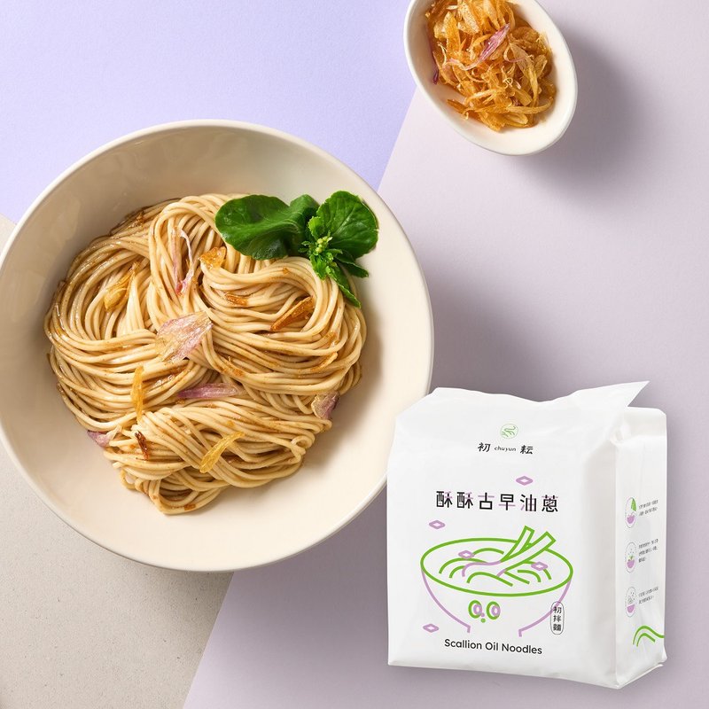 初耘-初拌面 酥酥古早油葱 (4入/袋) - 面/面线/米粉 - 其他材质 