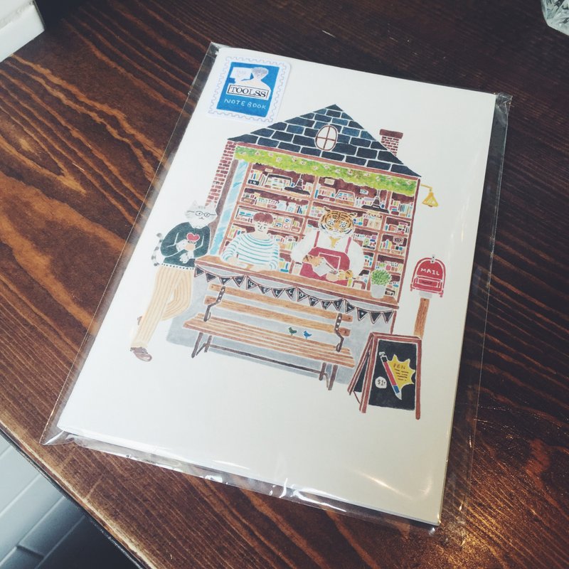 Kazy X Toolss 猫与老虎咖啡馆 手帐 - 笔记本/手帐 - 纸 白色