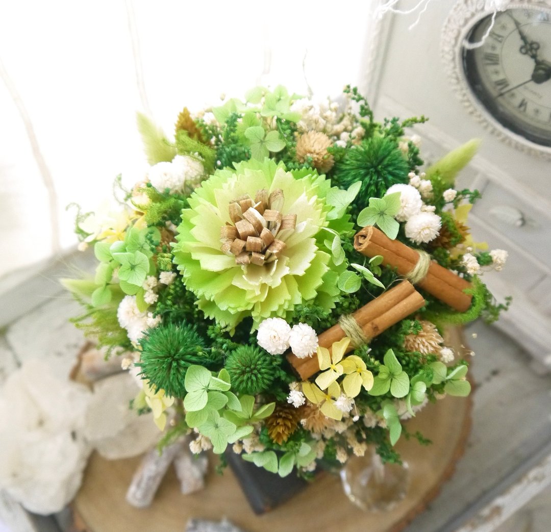 青翠 I.森林系绿色调.干燥花.生日开幕好礼. - 干燥花/捧花 - 植物．花 绿色