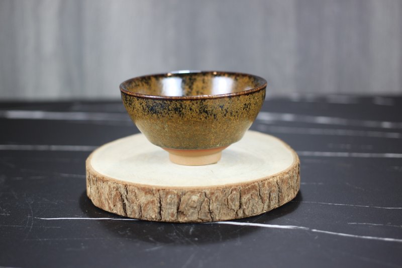 【送礼好物】落叶 天目釉茶杯 茶碗 莺歌陶艺名家叶敏祥作品 - 茶具/茶杯 - 瓷 