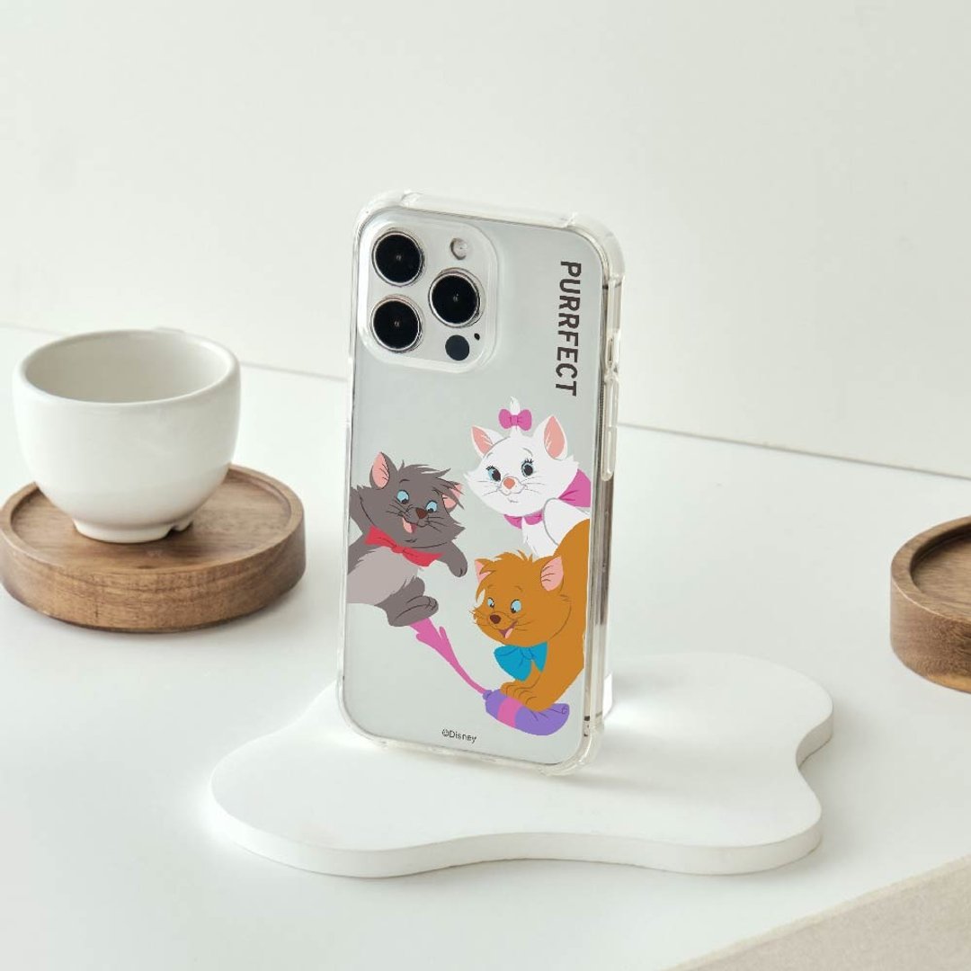 Disney Cats And Dogs-玛丽猫款三兄妹全气囊防摔iPhone手机壳 - 手机壳/手机套 - 硅胶 多色