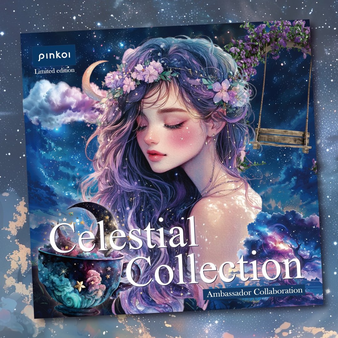 Celestial Collection PET Sticker BOX - 贴纸 - 防水材质 蓝色