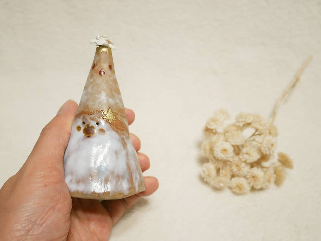 耶诞小树陶花瓶 遗失的红鼻子 - 花瓶/陶器 - 陶 