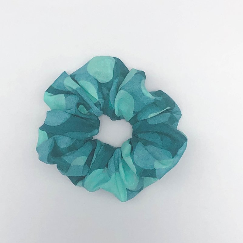 发圈- 翠绿光点 - 发饰 - 棉．麻 绿色