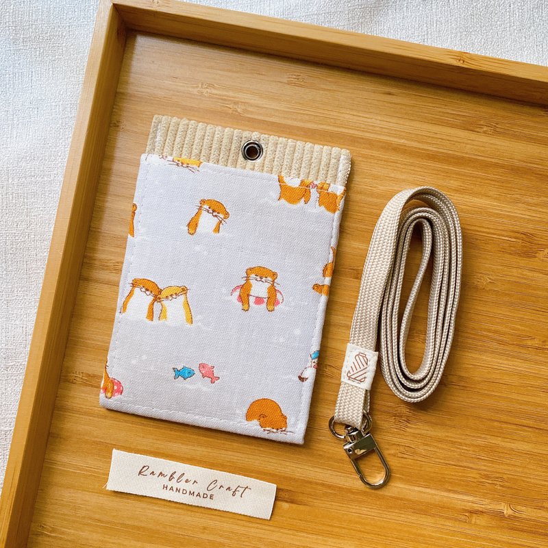 证件套 识别证卡套 悠游卡套 挂颈卡套 Card Holder 海獭款 - 证件套/卡套 - 棉．麻 