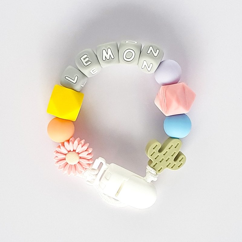 LEMON 雏菊 仙人掌 定制化奶嘴链 - 玩具/玩偶 - 其他材质 多色