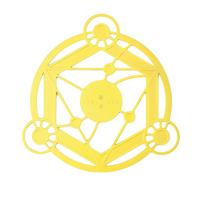 神圣几何 Receiving with Appreciation 金属垫 - 其他 - 铜/黄铜 金色